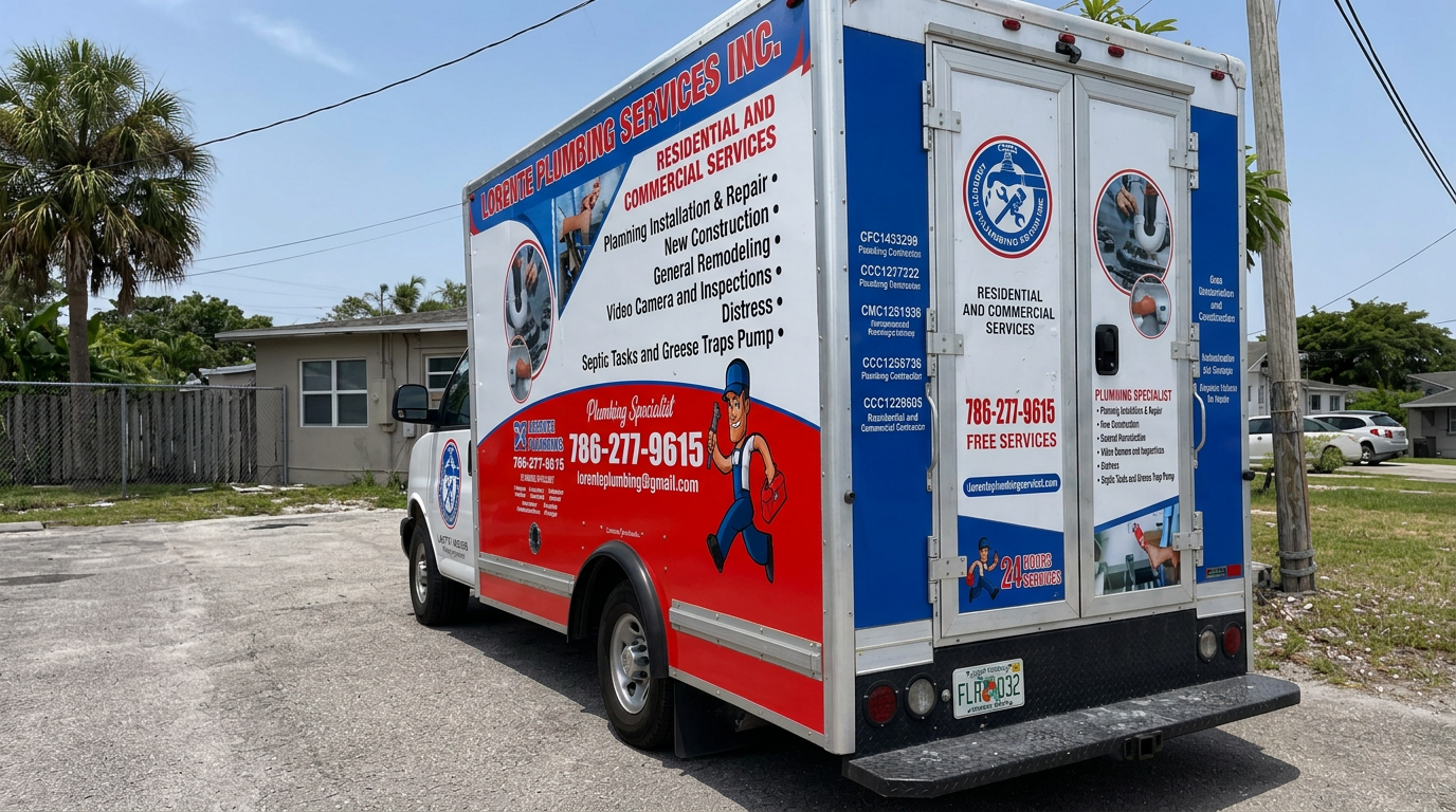 Plumbing installation work by Lorente Plumbing Services in Miami